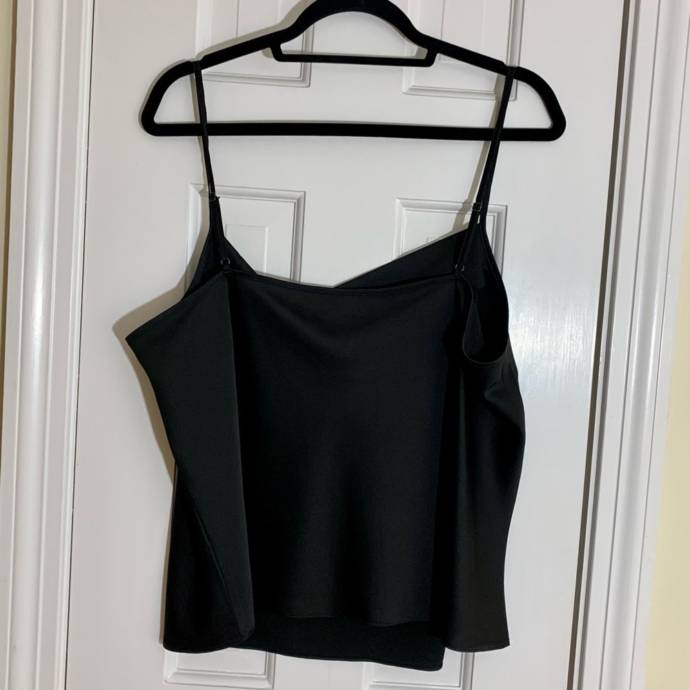 J. Crew | Black Cowlneck Satin Camisole - EUC - Picture 3 of 4